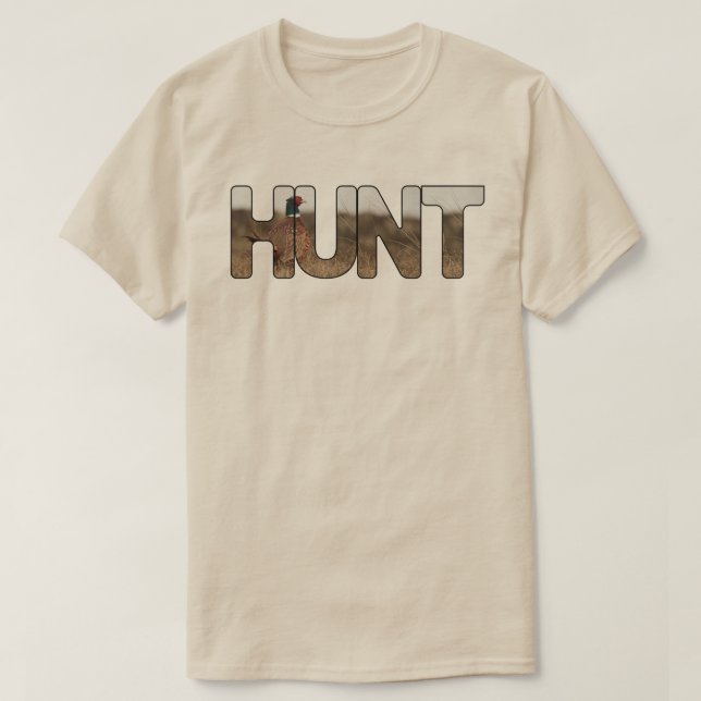 Pheasant Hunting T Shirt (Design framsida)