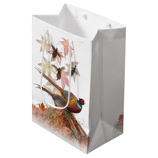 Pheasant Medium Gift Bag (Framsidan Vinklad)