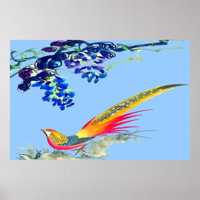 Pheasant poster Teckning 3 (Framsidan)