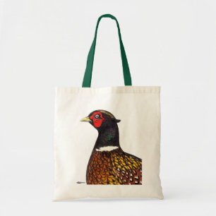 Pheasant:  Ringneck huvud Tygkasse