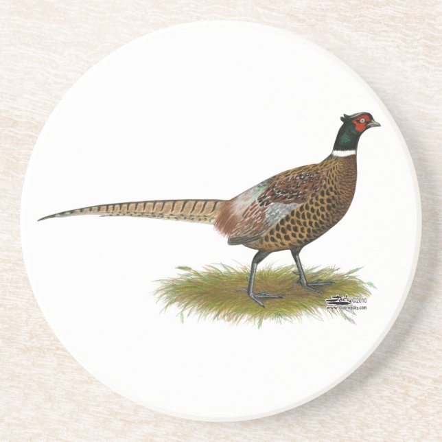 Pheasant Tupp Underlägg Sandsten (Framsidan)