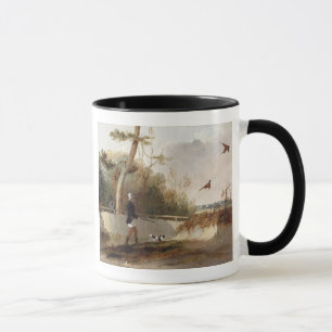 Pheasantskytte (olja på kanfas) mugg