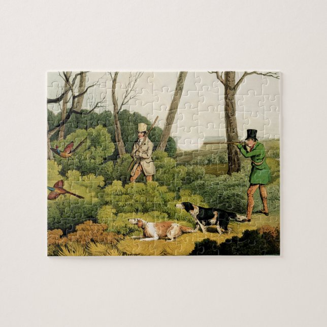 "Pheasantskytte", pub. vid Thomas McLean, 1820 ( Pussel (Horisontell)