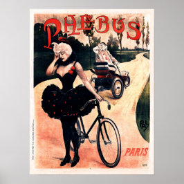 PHEBUS BICYCLES Frankrike Paris PAL Jean Paleologu Poster