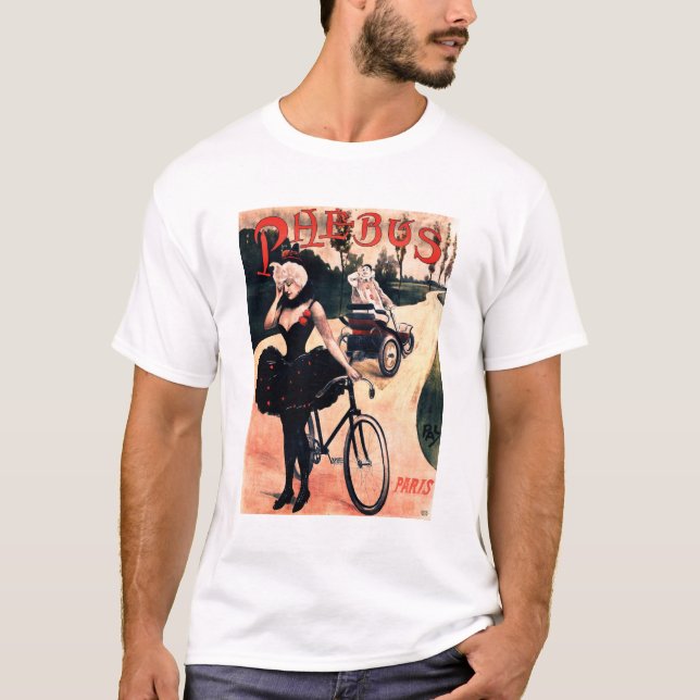 PHEBUS BICYCLES Frankrike Paris PAL Jean Paleologu T Shirt (Framsida)