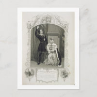 Phelps as Hamlet och Miss Glyn as Queen Gertrud