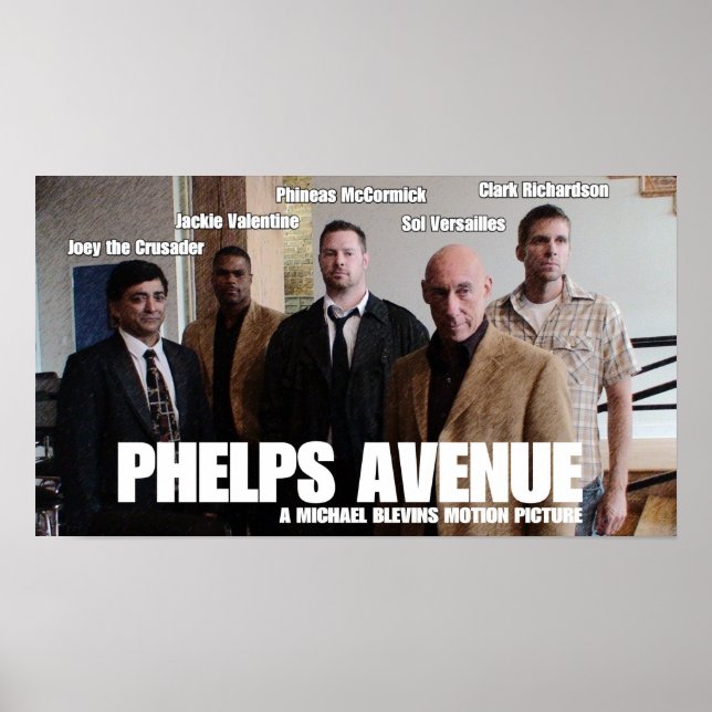 Phelps Avenue Group Poster (Framsidan)