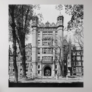 Phelps Hall och Gateway (Yale Universiteten) Poster