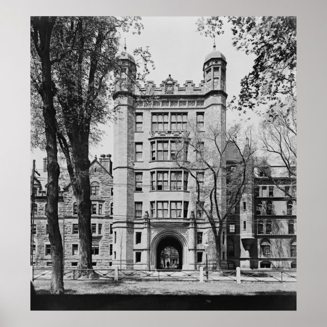 Phelps Hall och Gateway (Yale Universiteten) Poster (Framsidan)