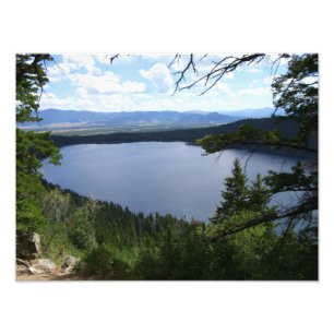 Phelps Lake I vid Grand Teton National Park Fototryck
