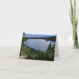 Phelps Lake I vid Grand Teton National Park Kort