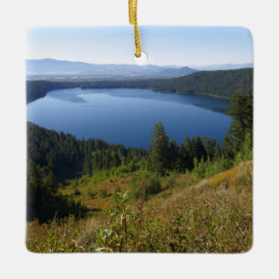 Phelps Lake III vid Grand Teton National Park Julgransprydnad Keramik