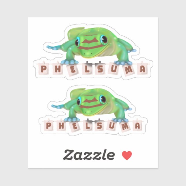Phelsuma Klistermärken (Ark)