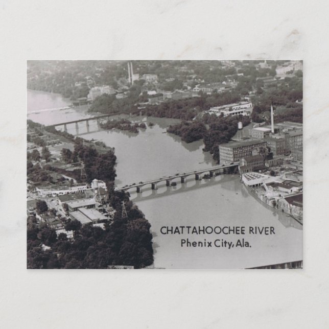 Phenix City Alabama Vykort (Framsida)