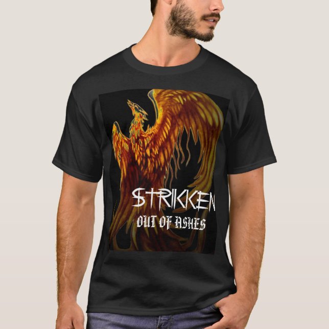 pheonix STRIKKEN-vit, UT UR ASKA T-shirt (Framsida)