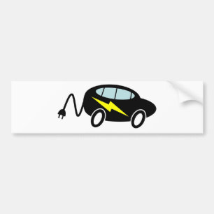 PHEV-bilen kasta i sig och pluggar Bildekal