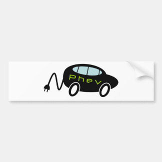 PHEV-bilen och pluggar Bildekal