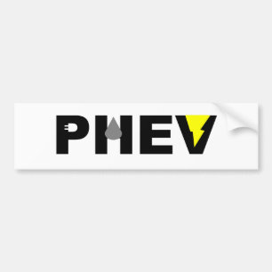 PHEV-blixt tappar och pluggar Bildekal