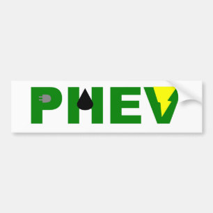 PHEV-blixtolja och pluggar Bildekal