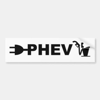 PHEV pluggar och pumpar Bildekal