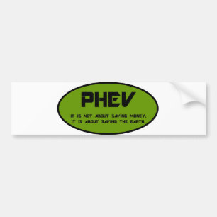 PHEV-spara jorden Bildekal