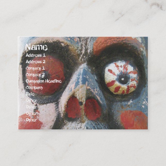 Phi - A Thai Ghost Visitkort (Framsida)