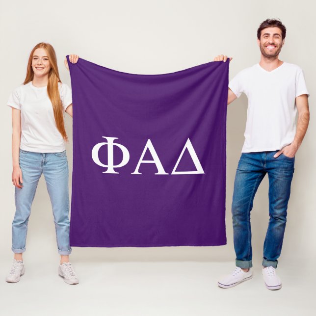 Phi Alpha Delta grekiska bokstäver Fleecefilt (På plats)