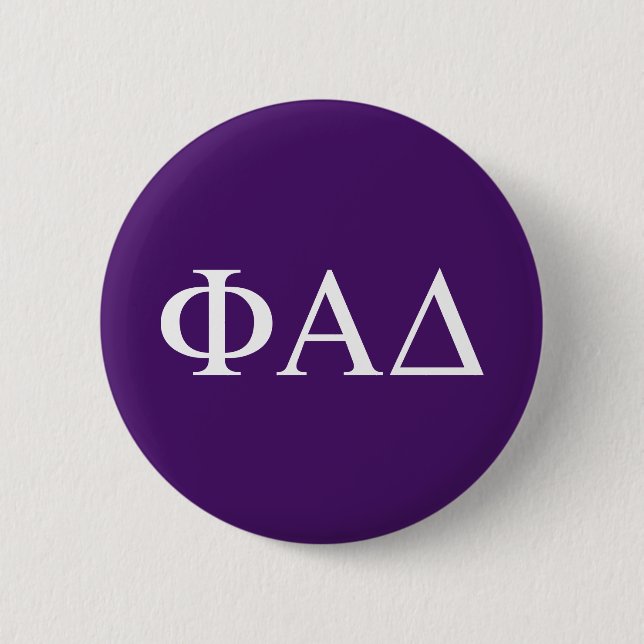 Phi Alpha Delta grekiska bokstäver Knapp (Framsida)