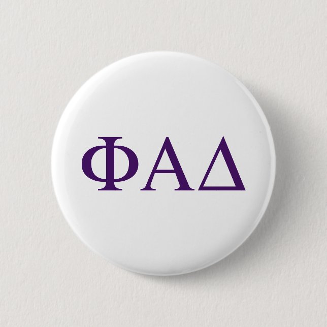 Phi Alpha Delta grekiska bokstäver Knapp (Framsida)