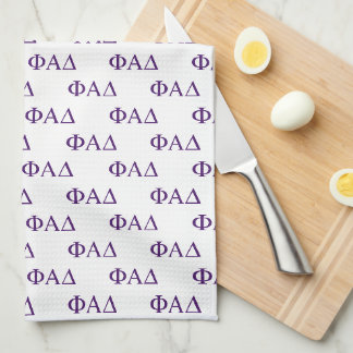 Phi Alpha Delta grekiska bokstäver Kökshandduk