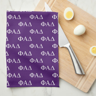 Phi Alpha Delta grekiska bokstäver Kökshandduk