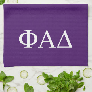 Phi Alpha Delta grekiska bokstäver Kökshandduk