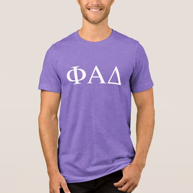 Phi Alpha Delta grekiska bokstäver T Shirt (Framsida)