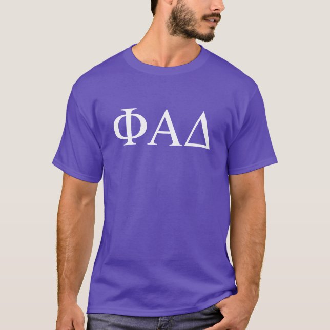 Phi Alpha Delta grekiska bokstäver T Shirt (Framsida)