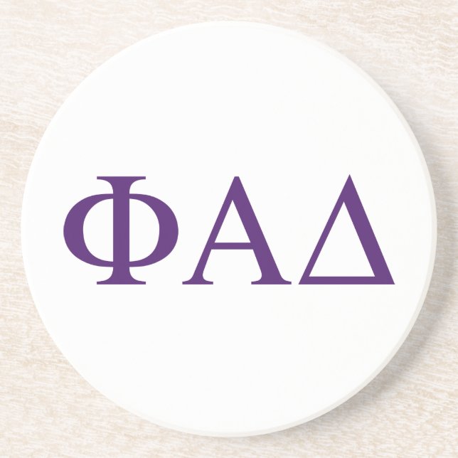 Phi Alpha Delta grekiska bokstäver Underlägg (Framsidan)