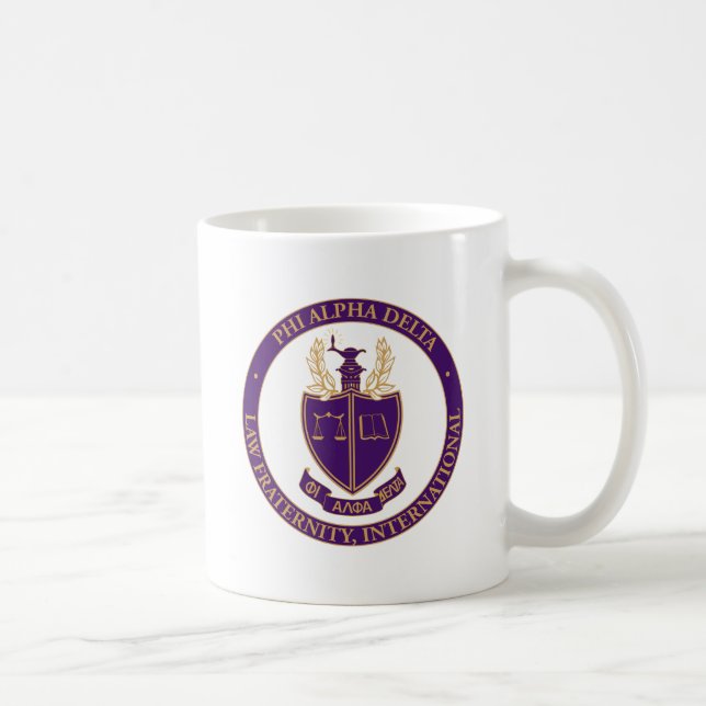 Phi Alpha Delta-logotyp Kaffemugg (Höger)