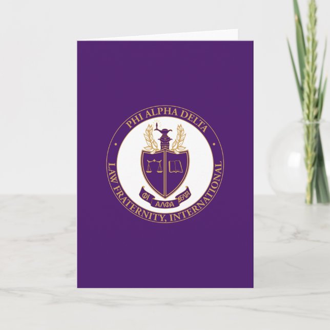 Phi Alpha Delta-logotyp Kort (Framsida)