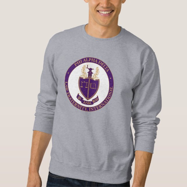 Phi Alpha Delta-logotyp Lång Ärmad Tröja (Framsida)
