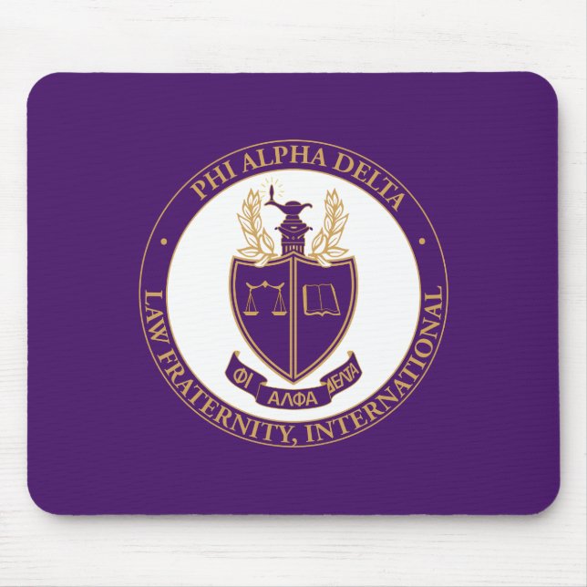 Phi Alpha Delta-logotyp Musmatta (Framsidan)