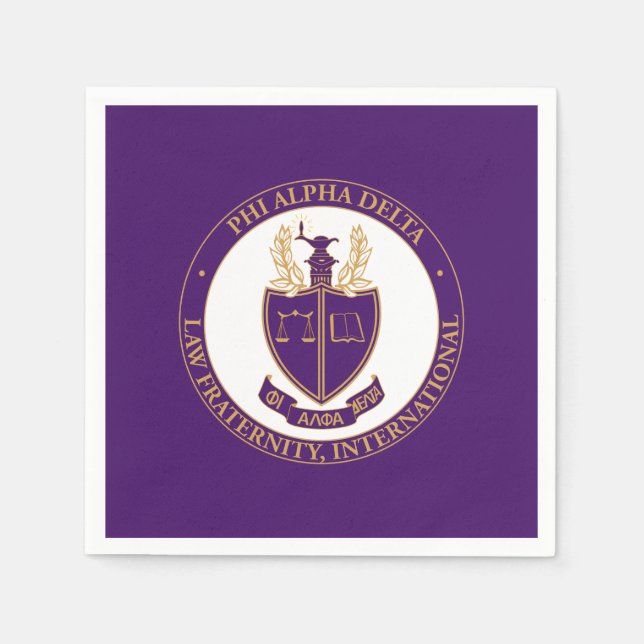 Phi Alpha Delta-logotyp Pappersservett (Framsidan)