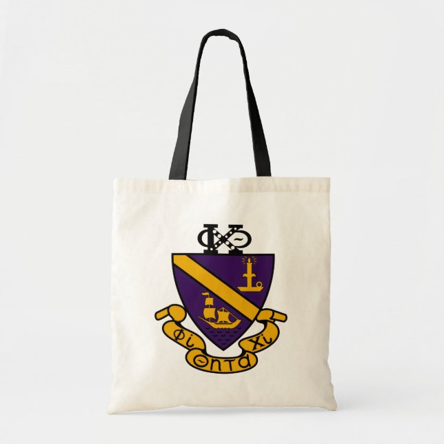 Phi Chi Theta | Färg Crest Tygkasse (Framsidan)
