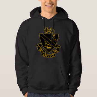 Phi Chi Theta-vapen | Guld och svart Hoodie