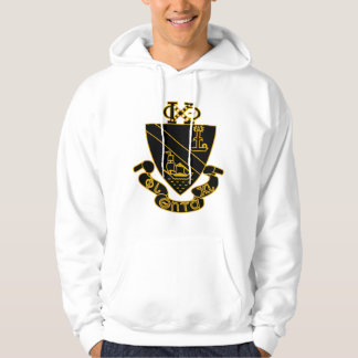 Phi Chi Theta-vapen | Guld och svart Hoodie