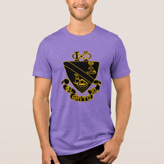 Phi Chi Theta-vapen | Guld och svart T Shirt