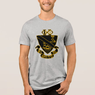 Phi Chi Theta-vapen | Guld och svart T Shirt