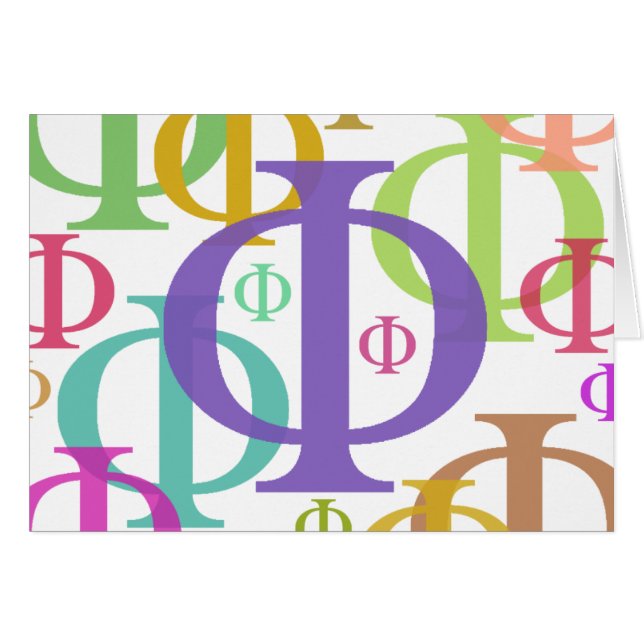 Phi Hälsningskort (Framsidan Horizontal)