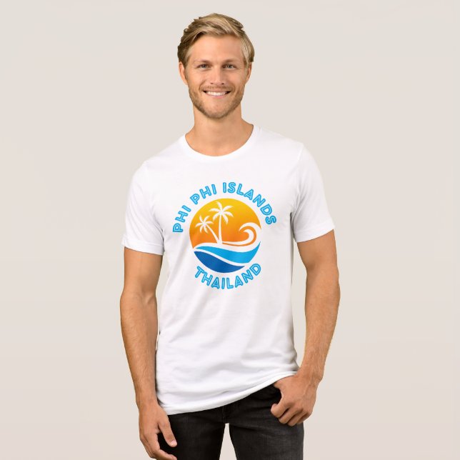 PHI PHI ISLANDS-THAILAND T SHIRT (Framsida Full)