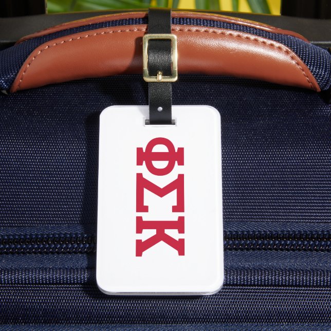 Phi Sigma Kappa-brev Bagagebricka (Framsida Insitu 2)