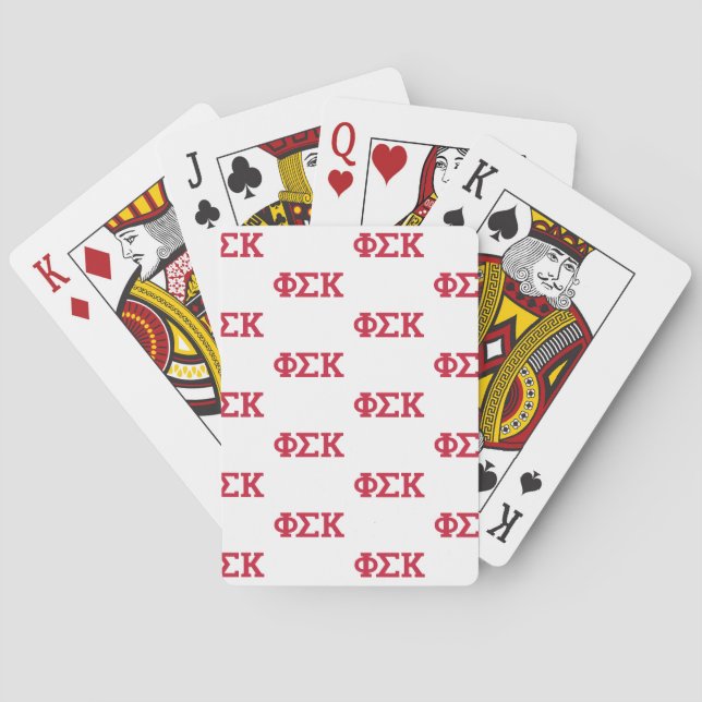 Phi Sigma Kappa-brev Casinokort (Baksidan)