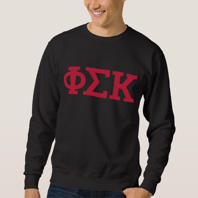 Phi Sigma Kappa-brev Lång Ärmad Tröja (Framsida)